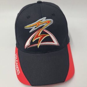Salem-Keizer Volcanoes Hat Adjustable Black Red MiLB Baseball SGA Casual Men
